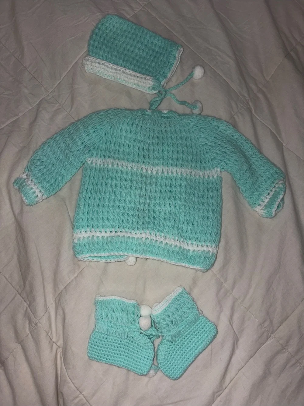 Vintage 1976 Brand New Without Tags Never Worn 3 Piece Sweater Set